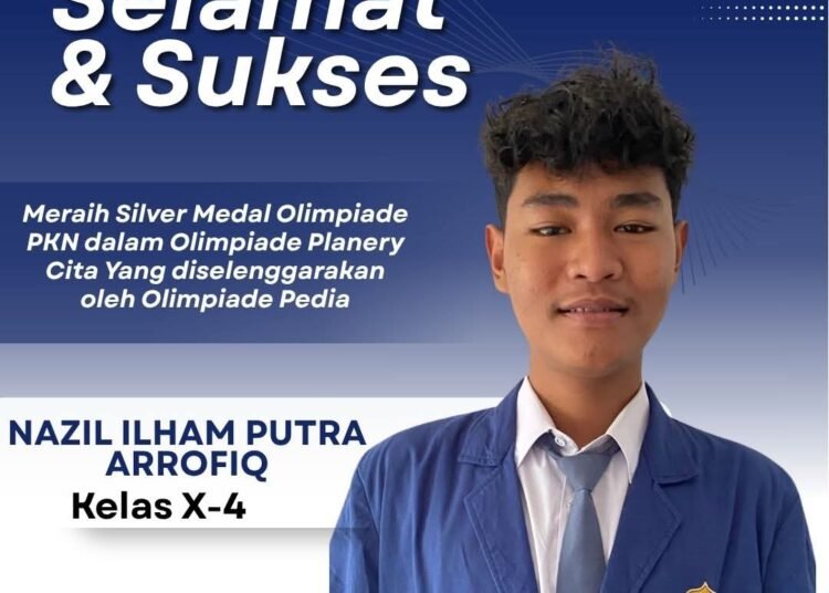 Arrofiq MAN 1 Gresik Sukses Raih Silver Medali Olimpiade PKN Tingkat Nasional