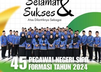 45 PNS Baru Kemenag Gresik Resmi Dilantik: Sejuta Pengabdian Siap Ditunaikan !!