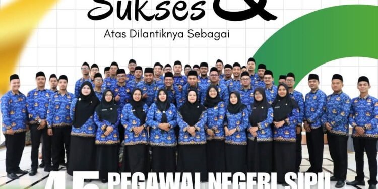 45 PNS Baru Kemenag Gresik Resmi Dilantik: Sejuta Pengabdian Siap Ditunaikan !!