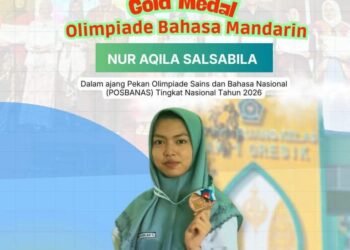 Siswi MAN 1 Gresik Sukses Raih Medali Emas Olimpiade Bahasa Mandarin Tingkat Nasional