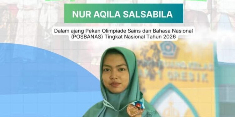 Siswi MAN 1 Gresik Sukses Raih Medali Emas Olimpiade Bahasa Mandarin Tingkat Nasional