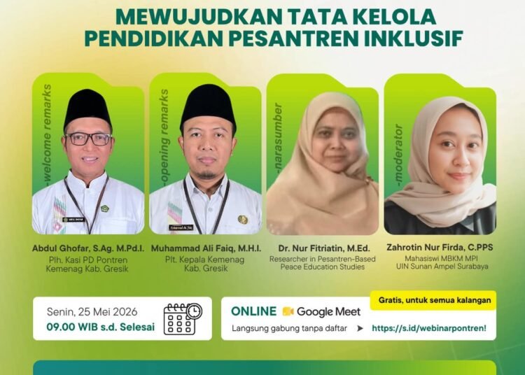 Lingkungan Pesantren Harus Menjadi Ruang Paling Aman dan Bermartabat bagi Santri 