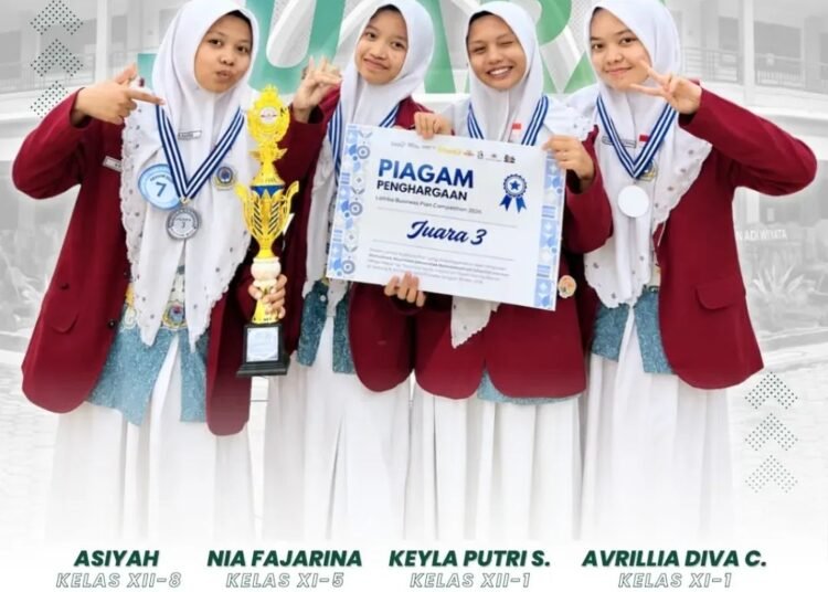 Inovasi Bisnis Masa Depan: Tim MAN 2 Gresik Sabet Juara 3 Business Plan AMC Universitas Muhammadiyah Sidoarjo 2026