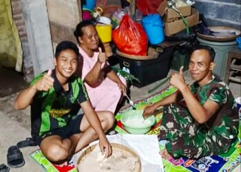 Rumah Kecil Tempat Menginap Satgas TMMD: Tak Ada Hidangan Mewah di Atas Meja, Hanya Makanan Sederhana Dibungkus Ketulusan 