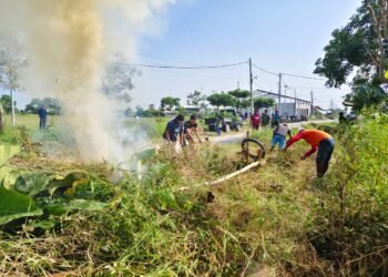 Semangat Gotong Royong Berkobar di Medan Pengabdian TMMD ke-128 Kodim 0817/Gresik