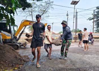 Semangat Gotong Royong yang Mulai Pudar Kembali Menyala di Medan Pengabdian TMMD 128