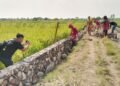 Dari Balik Kamera, Tim Media TMMD Gelorakan Semangat Kebersamaan di Desa Slempit Kedamaean 