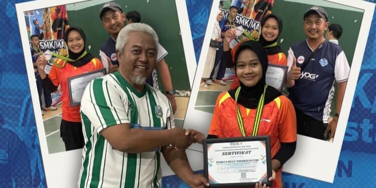 Prestasi Tiada Henti !! SMAN 1 Kedamean Raih Juara 2 02SN Kabupaten Gresik Cabor Badminton