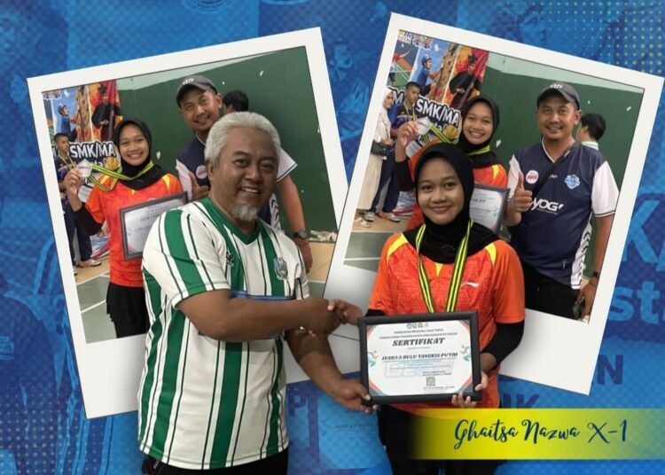 Prestasi Tiada Henti !! SMAN 1 Kedamean Raih Juara 2 02SN Kabupaten Gresik Cabor Badminton