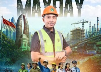 “Selamat Hari Buruh Internasional” Ucap H Dimas Setio WIcaksono Anggota Komisi II FPKB DPRD Gresik