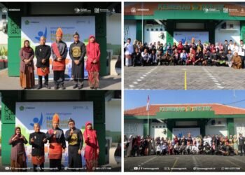 Semarak Pakaian Adat Simbol Kebangkitan Hardiknas Dimulai dari Kantor Kemenag Gresik