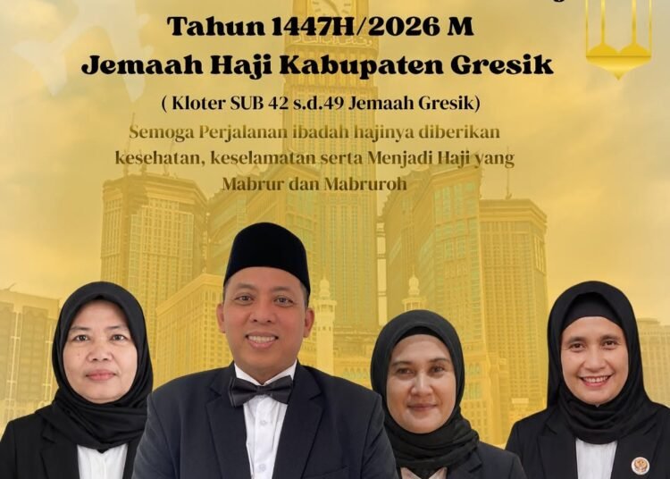 Keluarga Besar Kemenhaj Gresik Mengucapkan Selamat Menunaikan Ibadah Haji Tahun 1447 H/2026 M
