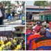 SMK PGRI 1 Gresik Gelar Tasyakuran Kelulusan 674 Siswa: Bagikan Sembako kepada Ratusan Tukang Becak dan Pasukan Kuning
