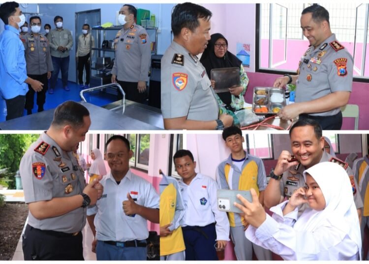 Dukung Program Presiden Prabowo, Kapolres Tinjau SPPG dan MBG di SLB Kemala Bhayangkari 2