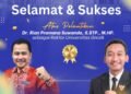 Kadispendik Ucapkan Selamat Atas Pelantikan Dr. Rian Pramana Suwanda, S.STP., M.HP., CHRMP sebagai Rektor Universitas Gresik