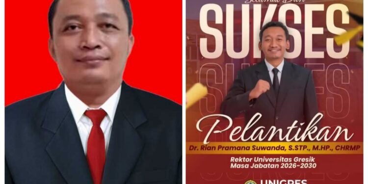 Asisten I Sekda Gresik Ucapkan Selamat Atas Pelantikan Dr. Rian Pramana Suwanda, S.STP., M.HP., CHRMP sebagai Rektor Universitas Gresik