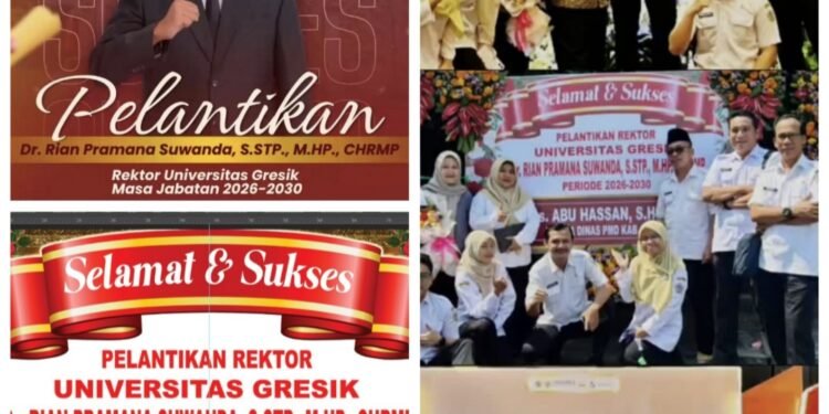 Kadis PMD Abu Hassan: “Saya Bangga dan Bahagia Teman Kami Dr. Rian Pramana Dilantik sebagai Rektor Universitas Gresik”