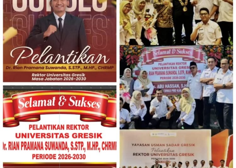 Kadis PMD Abu Hassan: “Saya Bangga dan Bahagia Teman Kami Dr. Rian Pramana Dilantik sebagai Rektor Universitas Gresik”