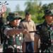 Mantap !! Dandim Gresik Tak Kenal Lelah Turun Langsung Kawal TMMD ke-128 di Desa Slempit Kedamean