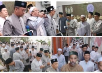 Ratusan Jamaah Majelis Siji Bersholawat Ngaji Bareng KH. Zainul Amin Ismail Dalam Rangka Haul H Askan