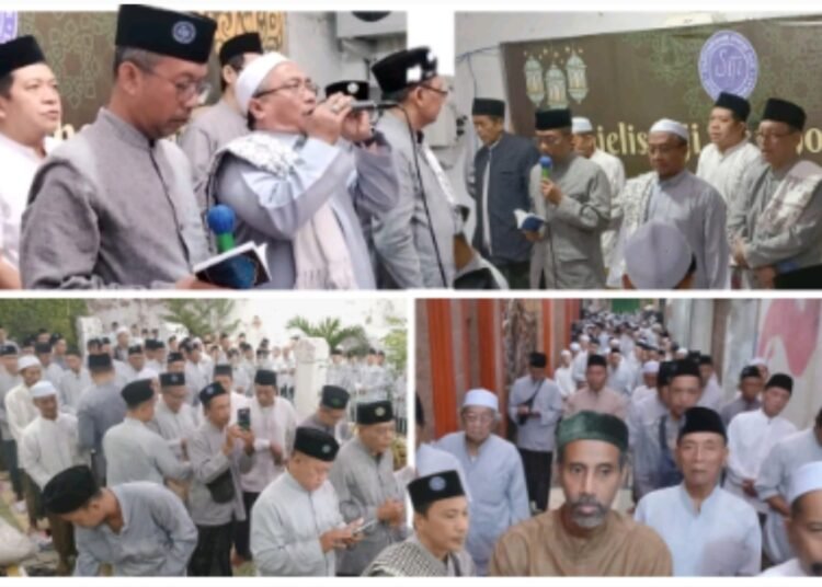 Ratusan Jamaah Majelis Siji Bersholawat Ngaji Bareng KH. Zainul Amin Ismail Dalam Rangka Haul H Askan