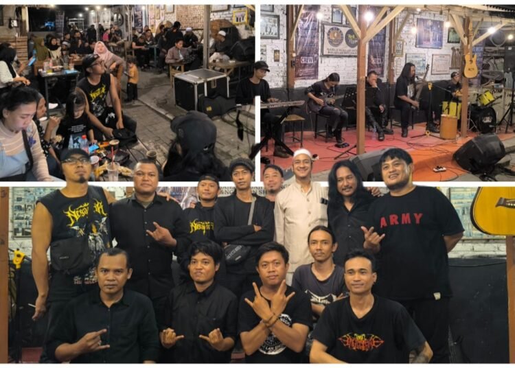 Seru !! Perpaduan Ngaji, Ngopi dan Musik Gothic Hadirkan Nuansa Metal Bernapaskan Islam di Warkop Lidah Wetan 