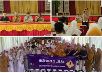 Satlantas Polres Gresik Gencarkan Police Goes To School untuk Tekan Angka Kecelakaan Pelajar