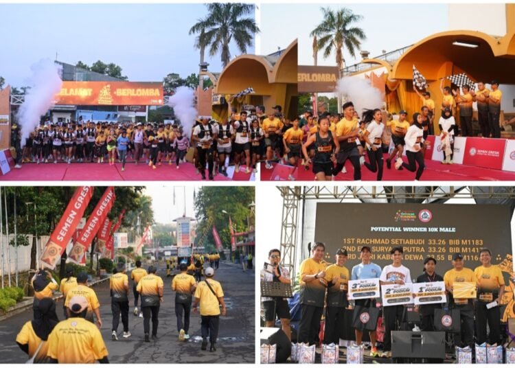 Membludak !! Ribuan Peserta Ikuti Semen Gresik Grissee Running Festival 2026