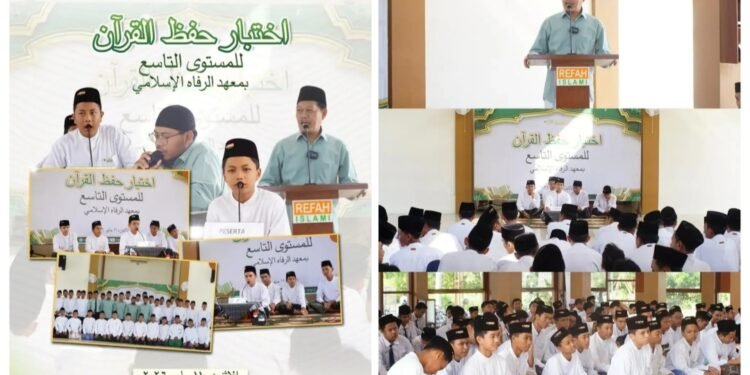 Ikhtibar Hifzhil Qur’an Santri Refah Islami, Langkah Terakhir Menuju Mahkota Kemuliaan