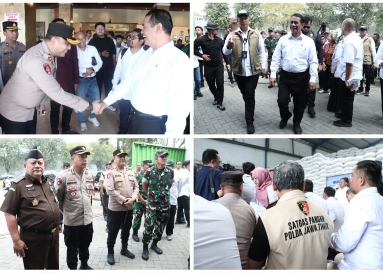 Kapolres Gresik Kawal Kunjungan Mentan RI Tinjau Gudang Bulog Dukung Asta Cita Ketahanan Pangan