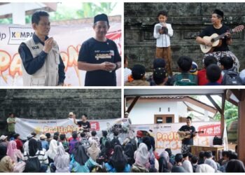 Rintik Hujan Gerimis Bikin Suasana Pembukaan Padhang Njingglang Art Festival 2026 Tambah Liris