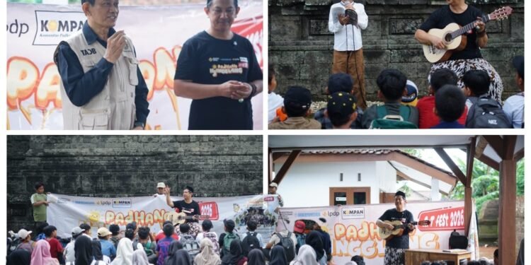 Rintik Hujan Gerimis Bikin Suasana Pembukaan Padhang Njingglang Art Festival 2026 Tambah Liris