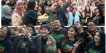 Membludak !! Antusias Meet and Greet Sekawan Limo Bikin Atrium Gressmall Full Pengunjung