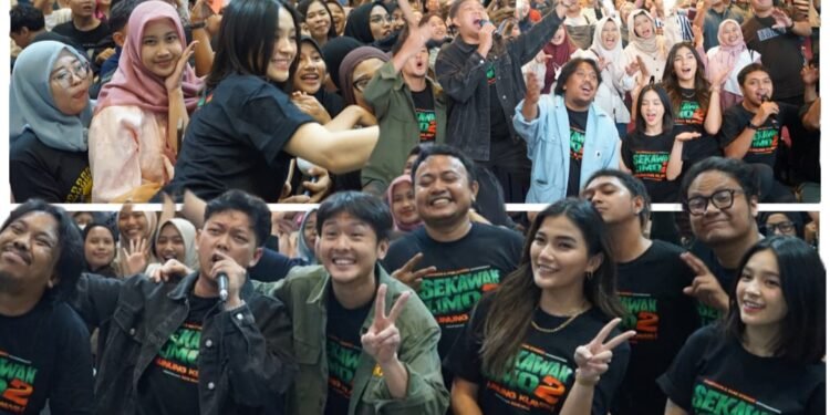 Membludak !! Antusias Meet and Greet Sekawan Limo Bikin Atrium Gressmall Full Pengunjung
