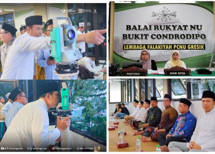 Kemenag Gresik Pantau Rukyatul Hilal Awal Dzulhijjah 1447 H di Balai Rukyat Condrodipo