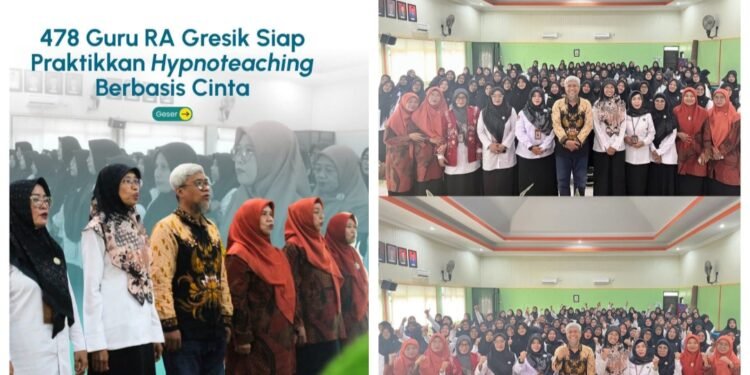 Hari Kebangkitan Nasional, Ratusan Guru RA Gresik Siap Praktikkan Hypnoteaching Berbasis Cinta