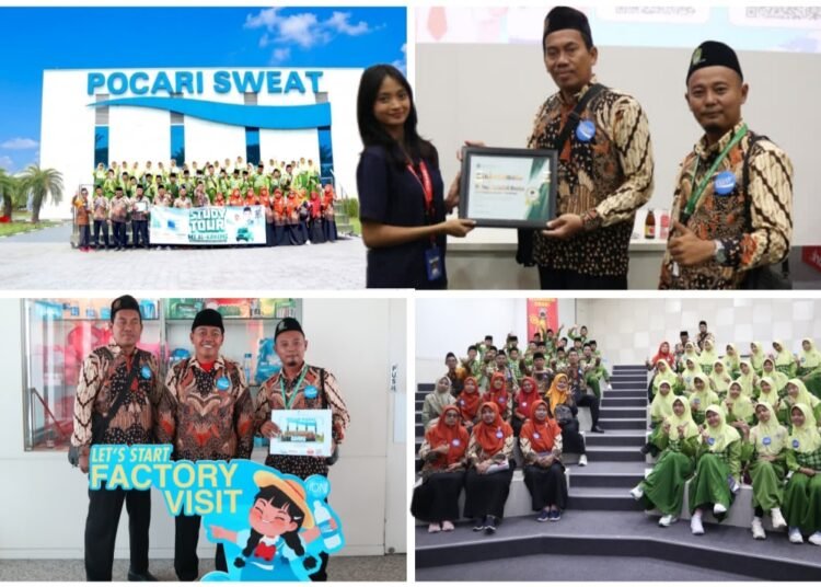 MI Alkarimi Gresik Gelar Study Tour ke Pocari Sweat dan Petik Buah Apel di Batu Malang