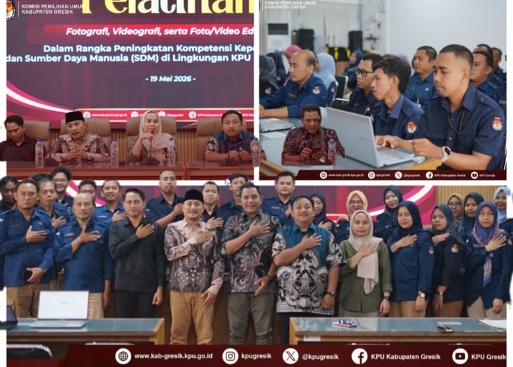 Tingkatkan Kompetensi SDM di Era Digital, KPU Gresik Gelar Pelatihan Fotografi, Videografi, dan Editing