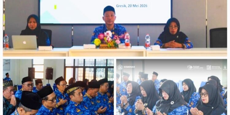 Gelar Rakerlub, Mulyono Akhirnya Terpilih sebagai Ketua Pokjawas Madrasah Kemenag Gresik