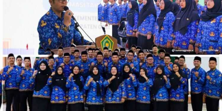 45 PNS Baru Kemenag Gresik Siap Hadirkan Layanan Prima Berikan yang Terbaik untuk Masyarakat