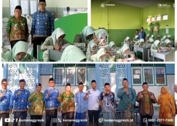 Jaga Mutu Pendidikan Keagamaan, PD Pontren Kemenag Gresik Kawal Ketat UABN-UAS Madrasah Diniyah
