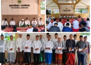 Masya Allah, Pendopo Sentono Jadi Saksi Sejarah Pemerintah Kecamatan dan MUI Kebomas Istiqomah Gelar Khotmil Qur’an
