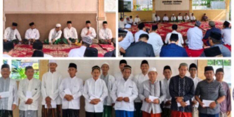 Masya Allah, Pendopo Sentono Jadi Saksi Sejarah Pemerintah Kecamatan dan MUI Kebomas Istiqomah Gelar Khotmil Qur’an