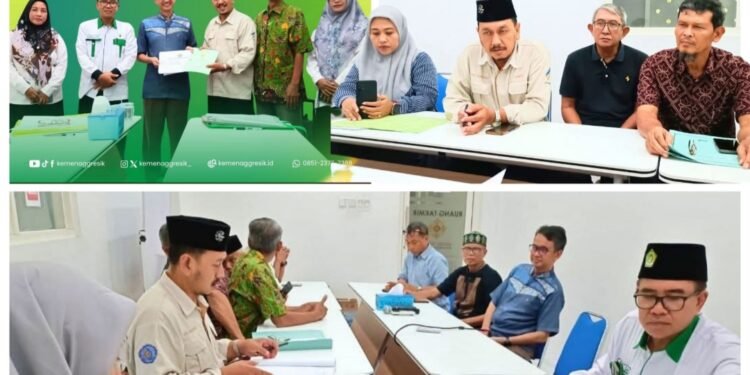 KUA Kebomas Kawal Ikrar Wakaf Tanah 370 M² di GKB untuk TPQ
