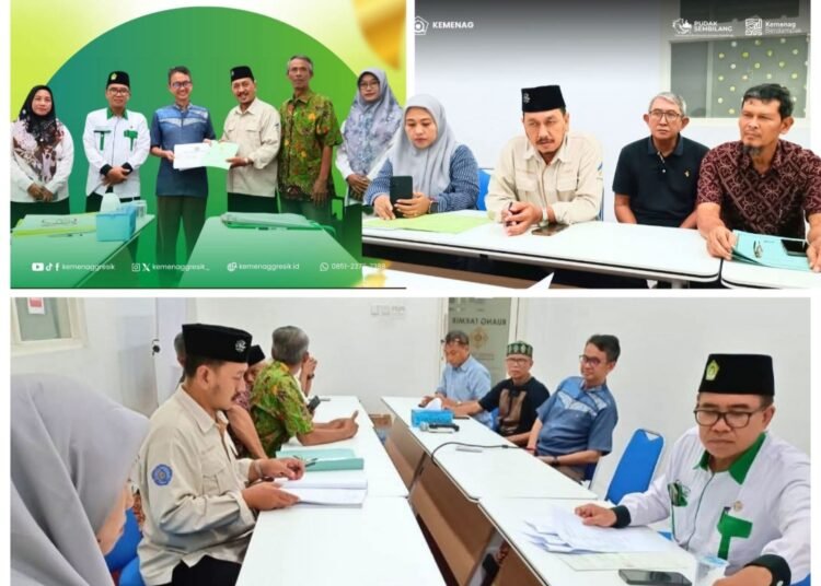 KUA Kebomas Kawal Ikrar Wakaf Tanah 370 M² di GKB untuk TPQ