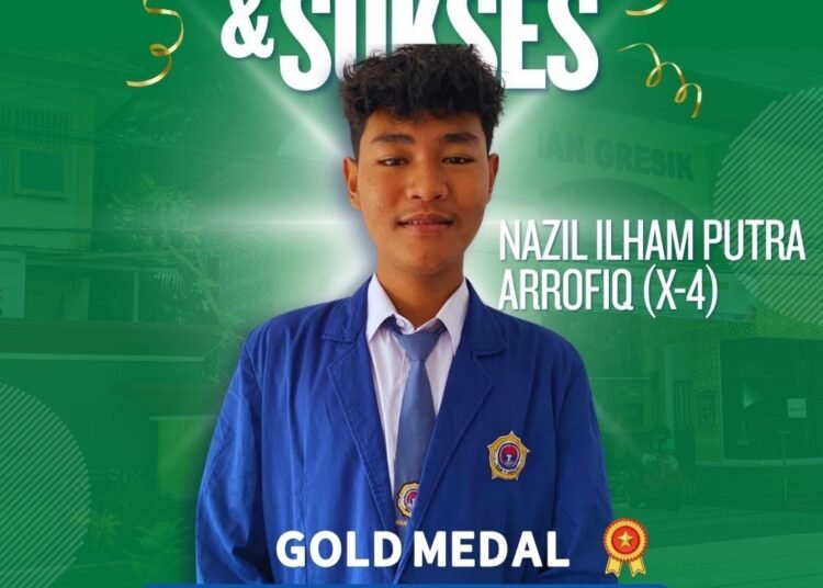 Siswa MAN 1 Gresik Sukses Raih Medali Emas Olimpiade Bahasa Indonesia Tingkat Nasional