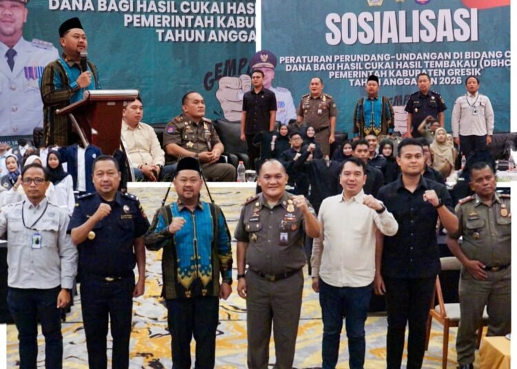 Bupati Gresik Tegaskan Rokok Ilegal Rampas Hak Pendidikan dan Layanan Kesehatan Masyarakat