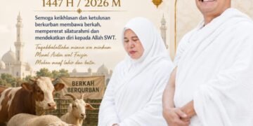 Tunaikan Ibadah Haji, Wakil Ketua DPRD Gresik H Mujid Riduan, SH Ucapkan Selamat Iduladha