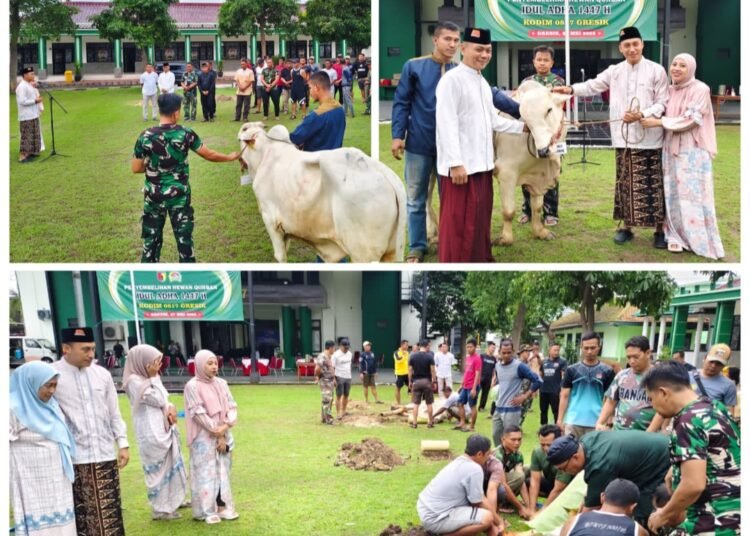 Dandim Gresik Gelar Ibadah Kurban: Wujud Nyata Rasa Syukur sekaligus Bentuk Kepedulian terhadap Sesama