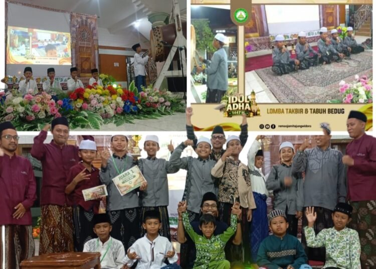 Wow, MI Tsamrotul Ulum Tajungwidoro Sabet Juara 1 Lomba Tabuh Beduk dan Takbir Semarakkan Idul Adha